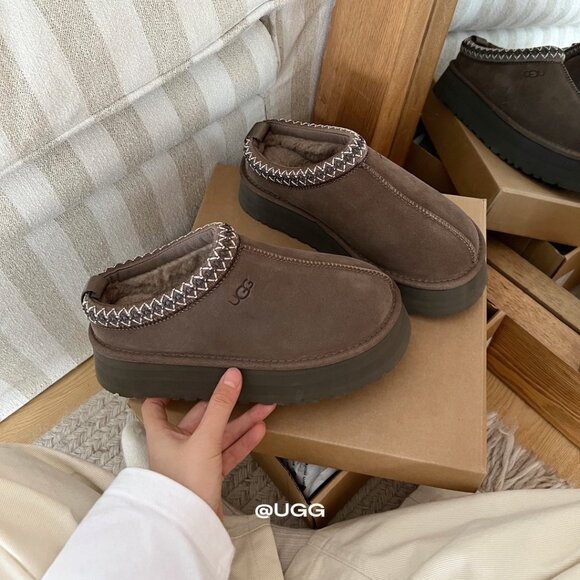 UGG Tazz Platform Shearling Lined Slipper - Picture 1 of 10